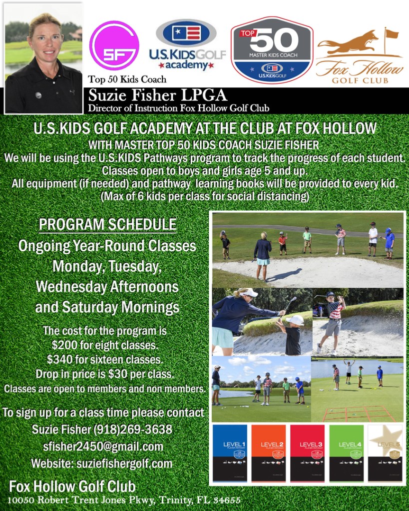 U.S. Kids Golf Academy flyer